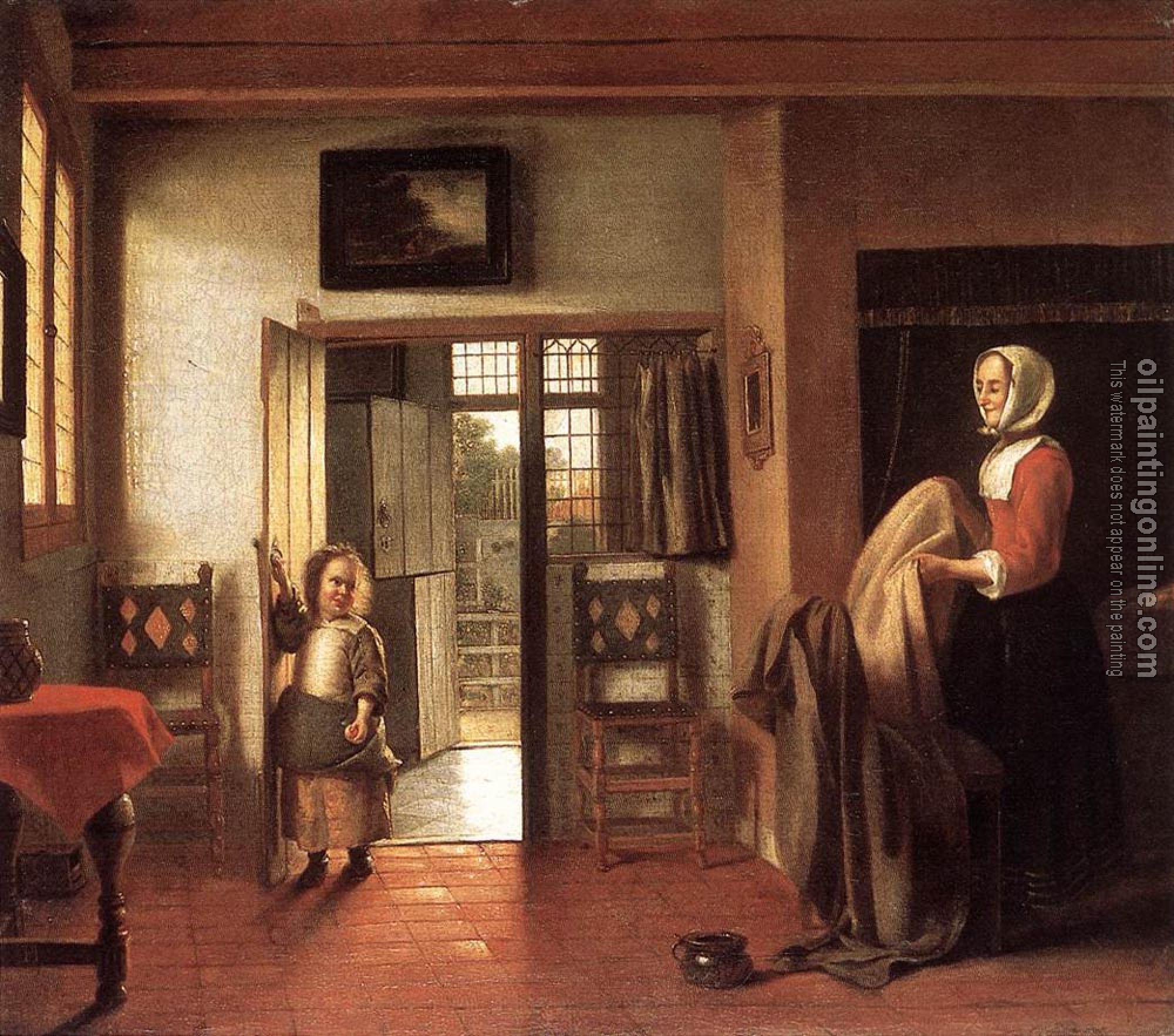 Pieter de Hooch - The Bedroom